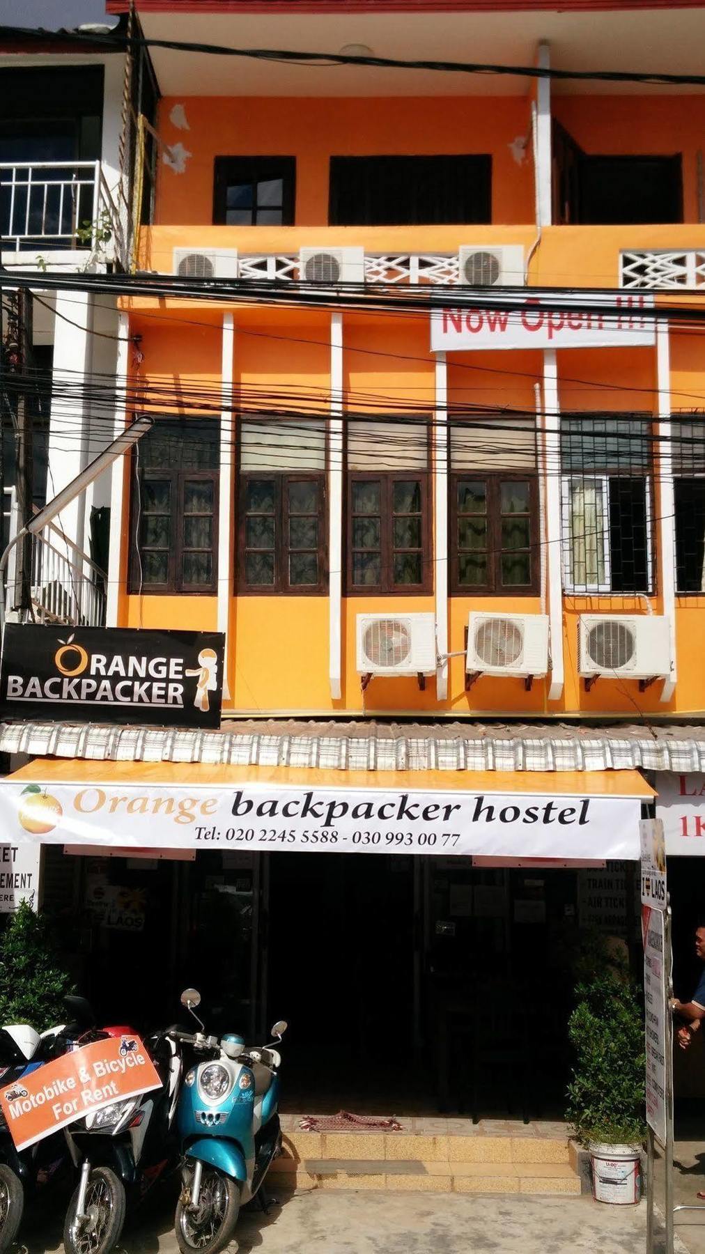 Orange Backpacker Hostel Vientiane Exteriér fotografie